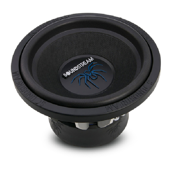 Soundstream T4-10 Owner's Manual And Installation Manual