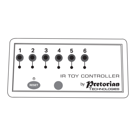 Pretorian IR Toy Controller Instructions