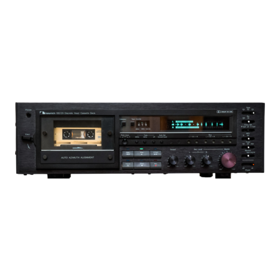 品質満点 682ZX Nakamichi Manuals ManualsLib | その他