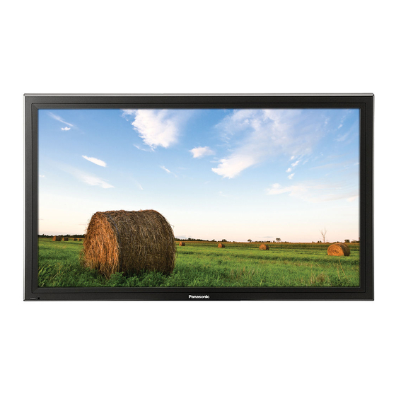 Panasonic TH-50PH12U Operating Instructions Manual