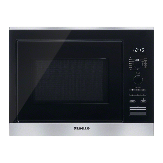 Miele Microwave oven Manuals