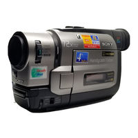 Sony Handycam Vision CCD-TRV99 Operating Instructions Manual