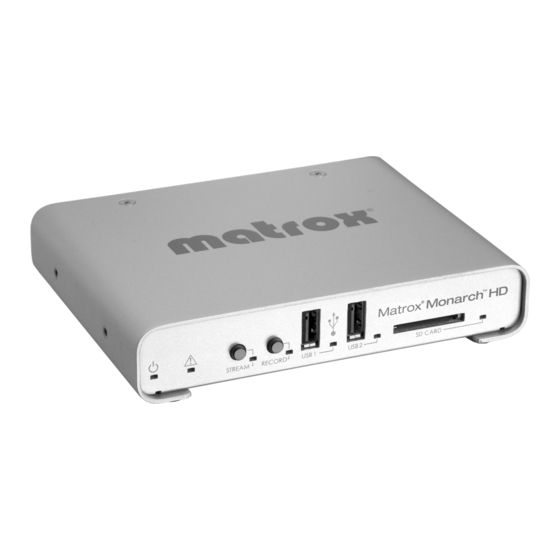 Matrox Monarch Manual