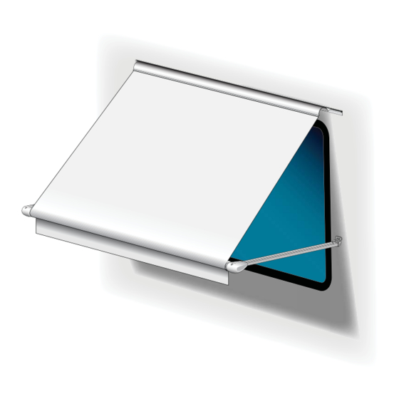 Carefree of Colorado SL WINDOW AWNING Installation And Operation Manual