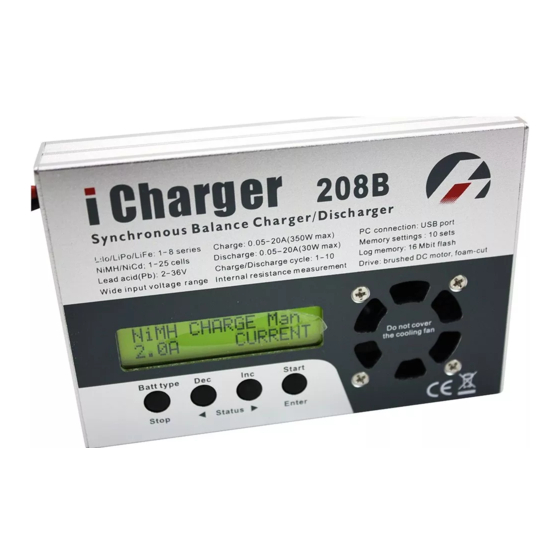 User Manuals: iCharger 208B RC Battery Charger
