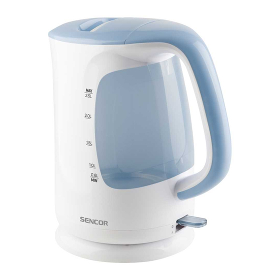Sencor SWK 2510WH Manual