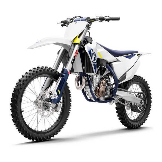 Husqvarna FX 350 2022 Owner's Manual