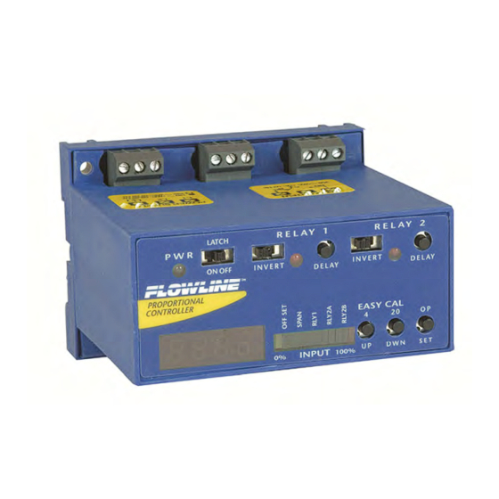 FlowLine DataPoint LC52-1001 Manual