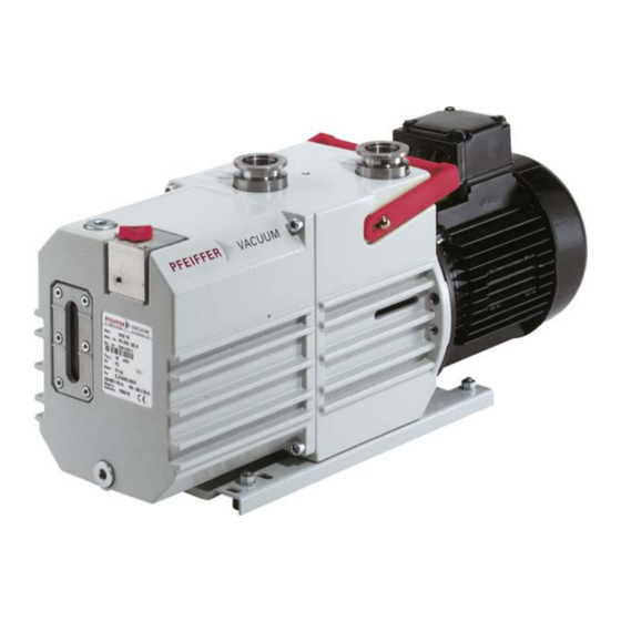 Pfeiffer Vacuum DUO 10 MC Operating Instructions Manual