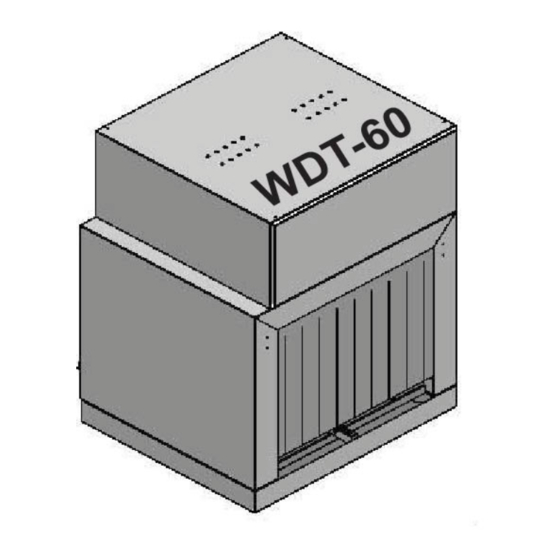 Wexiodisk WD-T60 Manuals