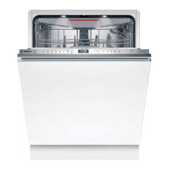 Bosch SMV6ECX10E Information For Use