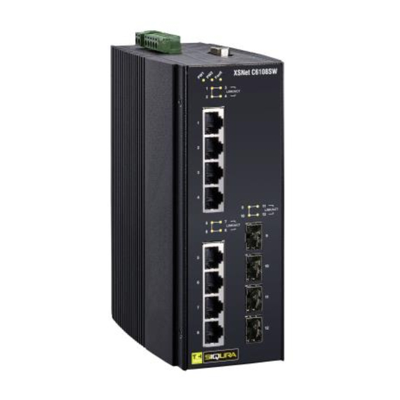Siqura XSNet C6108SW User Manual
