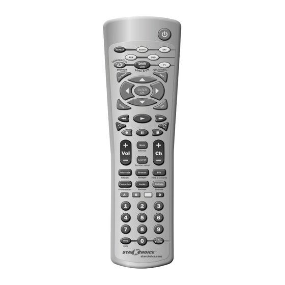 Star Choice IRC 551 User Manual