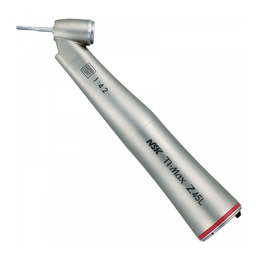 NSK Ti-max Z45L Operation Manual