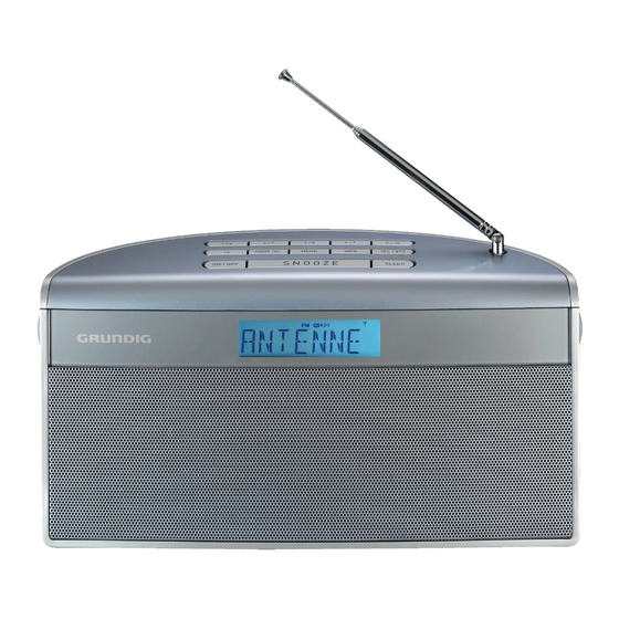 Grundig MUSIC DG 8000 DAB+ Manual