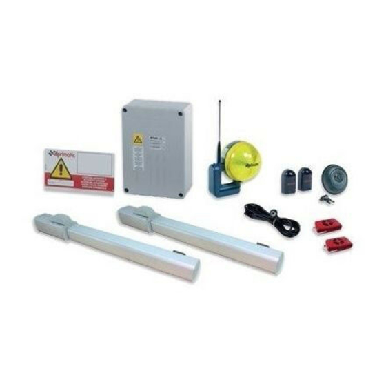 Aprimatic TWENTY 270 Series Mechanical Installation, Use And Maintenance Instructions
