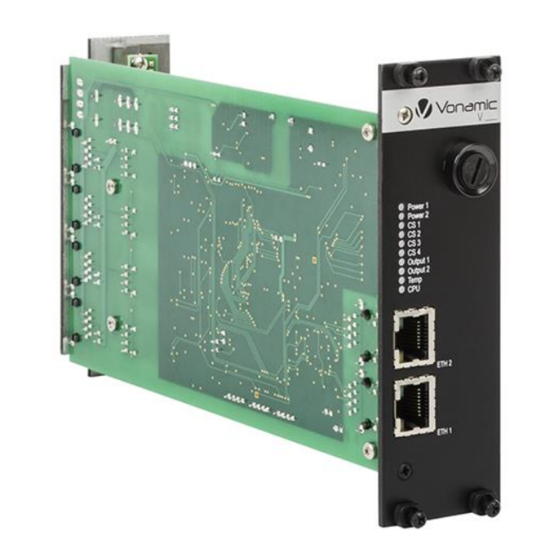 Vonamic VIPCOS 910 Communication System Manuals
