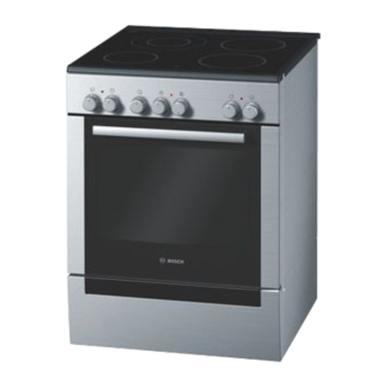 Bosch HCE633150R Instruction Manual