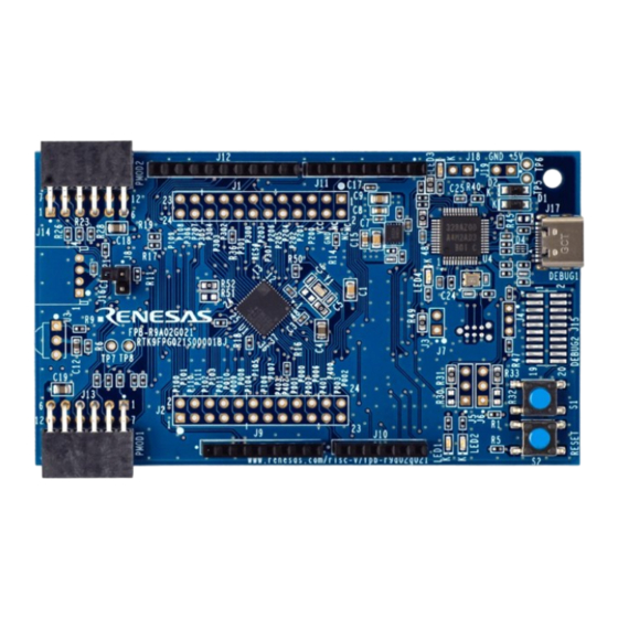 Renesas R9A02G021 User Manual