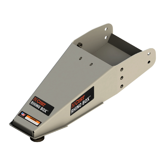 curt RHINO BOX 2020044233 Installation And Owner's Manual