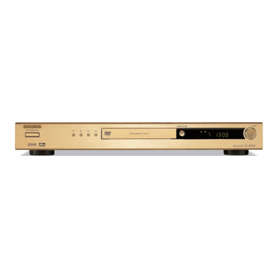 Onkyo DV- P303 Specifications