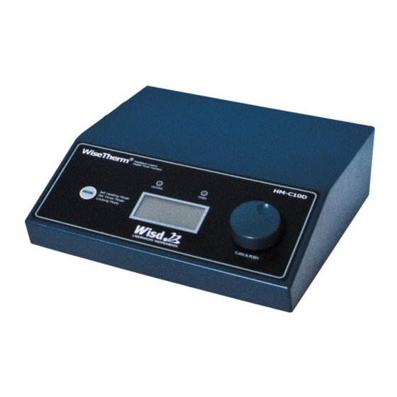 Witeg WiseTherm Wisd WHM-C10D Operating Manual