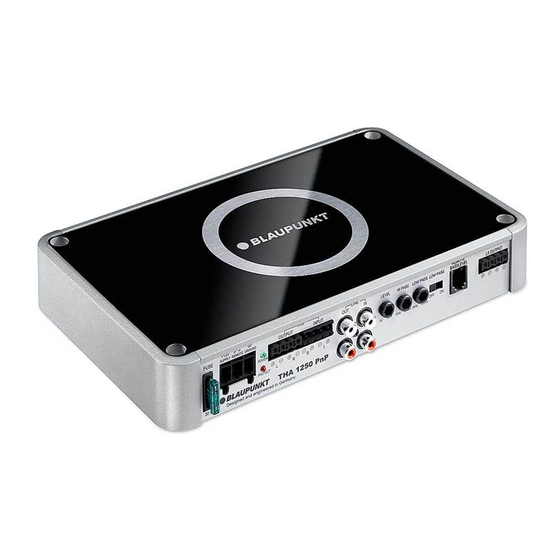 User Manuals: Blaupunkt THA 1250 PnP Stereo Amplifier