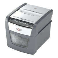 Rexel Optimm AutoFeed+ 750X Instruction Manual