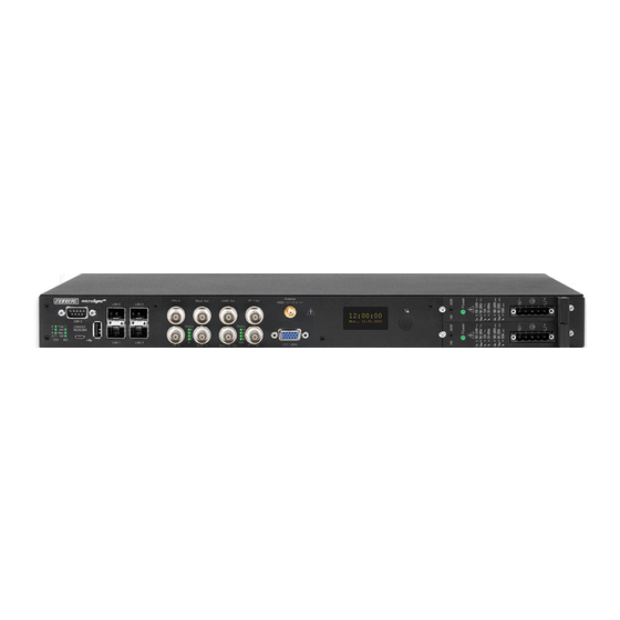 Meinberg microSync 10 Series Manual
