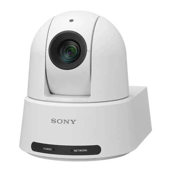 Sony SRG-A40 Manual