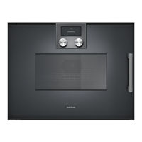 Gaggenau BMP 251 Instruction Manual