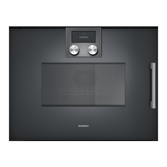 Gaggenau BMP 251 Instruction Manual