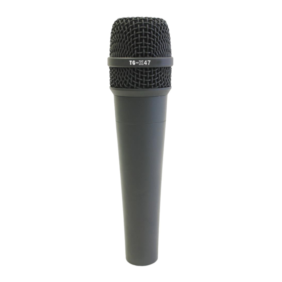 Beyerdynamic TG-X 47 Product Information