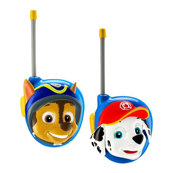 Paw Patrol PW-202 Quick Start Manual