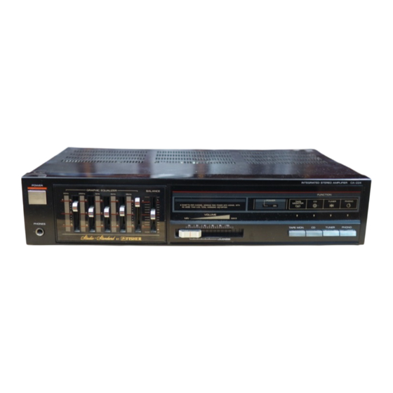 Fisher CA-224 Service Manual