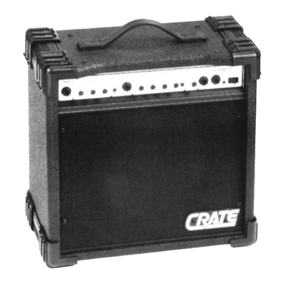 Crate TD35 Owner's Manual