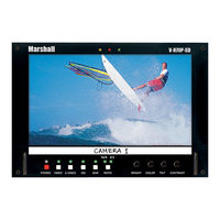 Marshall Electronics TFT-MegaPixel Monitor V-R70P-SD User Manual