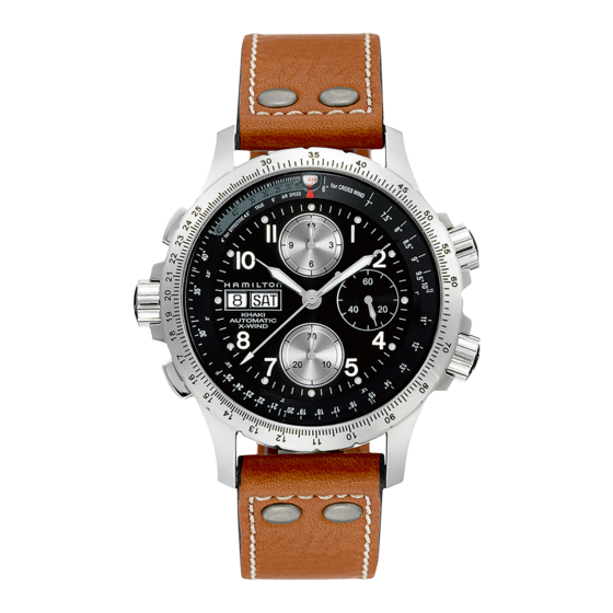 Hamilton KHaki X-Wind Instruction Manual