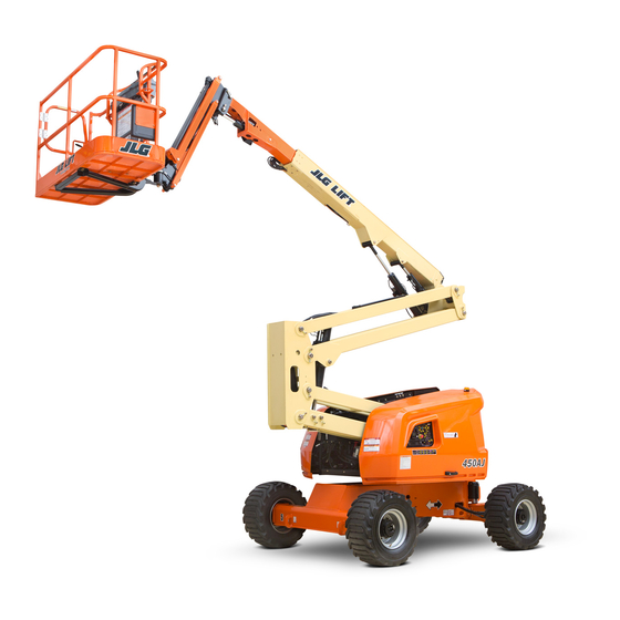 JLG 450A series II Service And Maintenance Manual