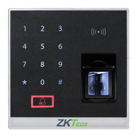 Zkteco X8-BT User Manual
