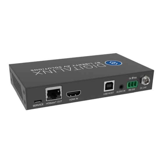 LIBERTY AV SOLUTIONS DigitaLinx DL-1H1A1U-B Install Manual