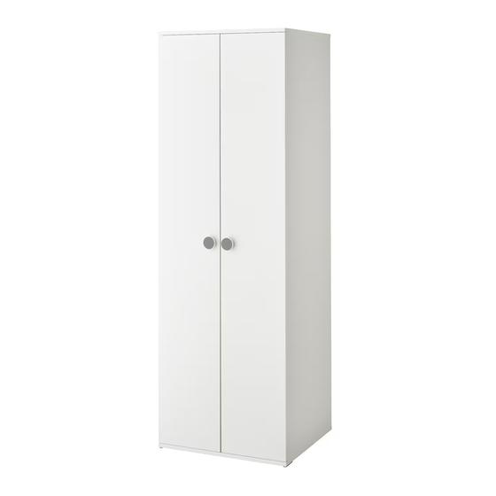 IKEA GODISHUS 504.334.83 White Wardrobe Manuals