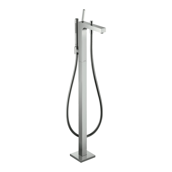Axor Citterio 39440009 Installation Manual