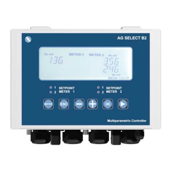 Etatron AG-Select B2 Menu