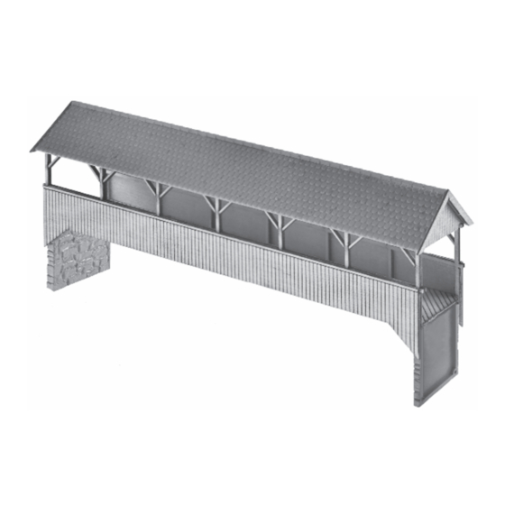 Faller Roofed Pedestrian Bridge 120209 Assembly Instructions