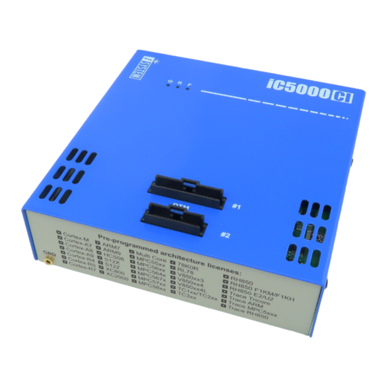 iSystem IC50000-CI User Manual