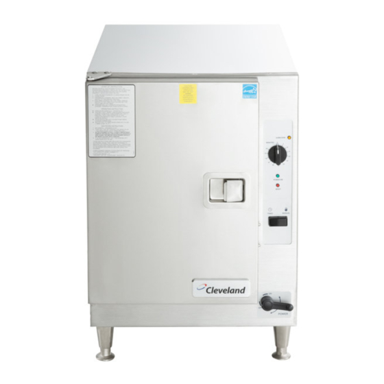 Cleveland SteamChef 22CET6.1 Installation Manual