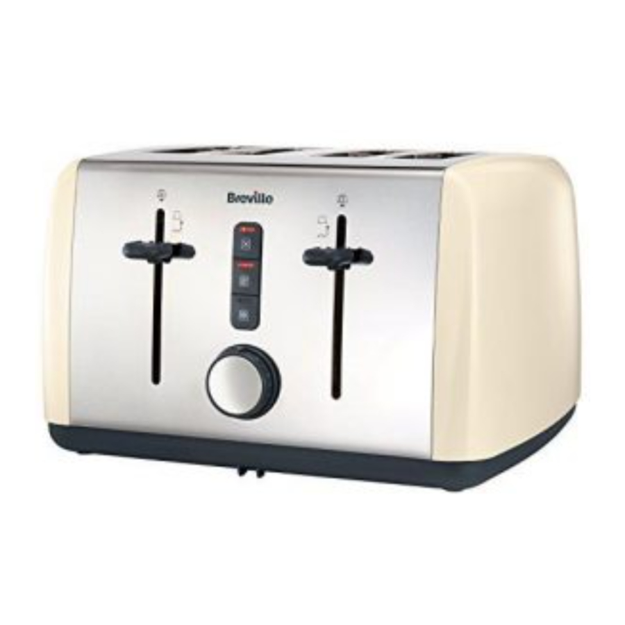 Breville Colour VTT760 - Stainless Steel 4 Slice Toaster Manual