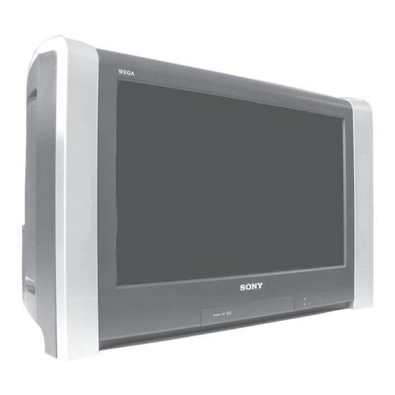 sony Trinitron KD-28DX51U Manuals