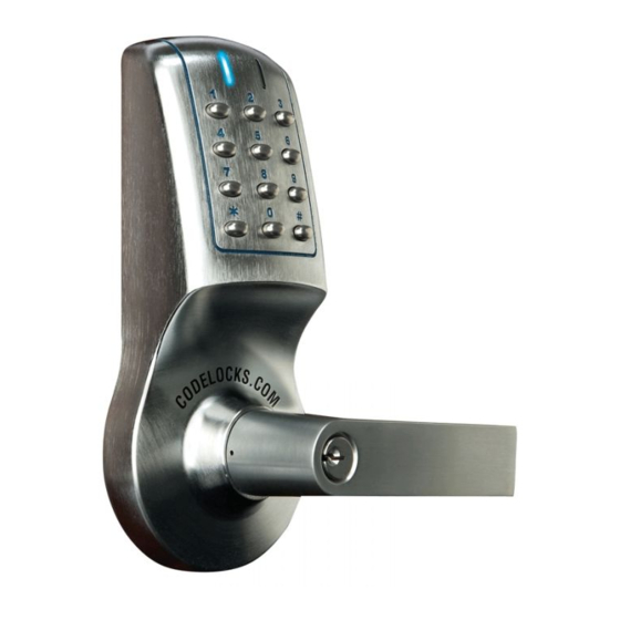 CODELOCKS CL6010 Installation Manual